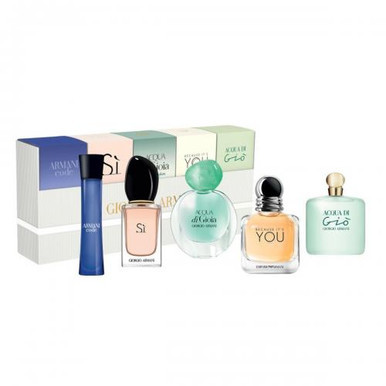 Giorgio Armani Travel Edition Miniatures Gift Set 5 Pieces