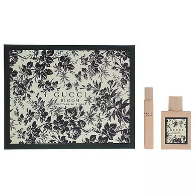 Gucci Bloom Nettare Di Fiori Eau De Parfum Spray 50ml - Rollerball 7.4ml Gift Set