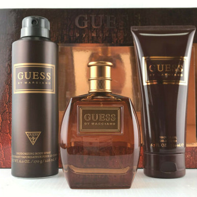 Guess By Marciano Eau De Toilette 3 Piece Gift Set: Eau De Toilette 100ml + Deodorant Spray 226ml + Shower Gel 200ml - Feel Gorgeous