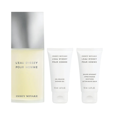 Issey Miyake L'eau D'issey Pour Homme Gift Set 125ml EDT + 50ml Shower Gel + 50ml Aftershave Balm