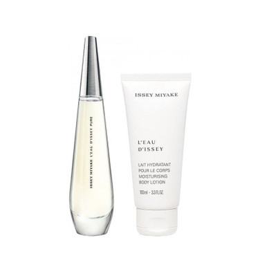 Issey Miyake L'eau D'issey Pure Gift Set 50ml EDT + 100ml Body Lotion