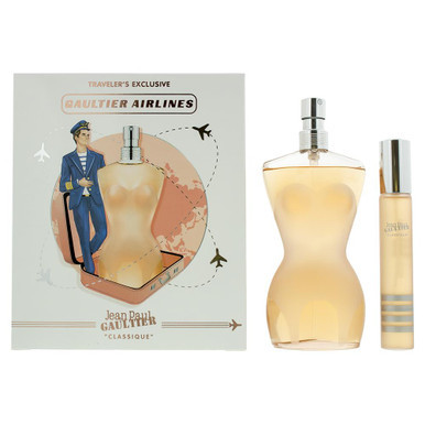 Jean Paul Gaultier Classique Traveler's Exclusive Gift Set 100ml EDT + 20ml EDT