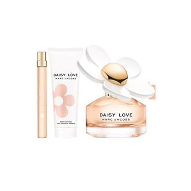 Marc Jacobs Daisy Love Gift Set 100ml EDT + 75ml Body Lotion + 10ml EDT