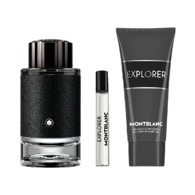 Mont Blanc Explorer Gift Set 100ml EDP + 100ml Shower Gel + 15ml EDP