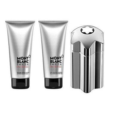 Montblanc Emblem Intense Gift Set 100ml EDT + 75ml After Shave Balm + 75ml Shower Gel