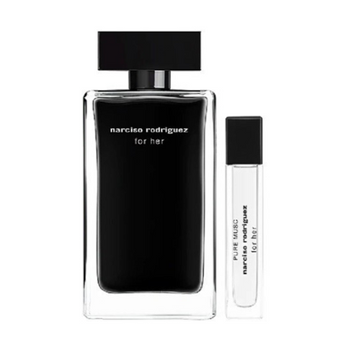 Narciso Rodriguez For Her Gift Set 100ml EDT Spray + 10ml EDT Spray