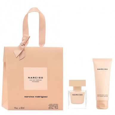 Narciso Rodriguez Poudree Gift Set Eau de Parfum 30ml + Body Lotion 75ml - Feel Gorgeous