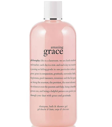 Philosophy Amazing Grace Shower Gel Bergamot 480ml With Pour Top - Feel Gorgeous