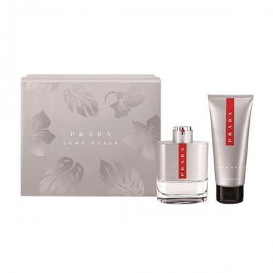 Prada Luna Rossa Gift Set: 100ml EDT + 100ml Aftershave Balm - Feel Gorgeous