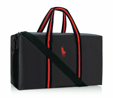 Ralph Lauren Polo Black Weekender Holdall Sport Duffle Travel Bag