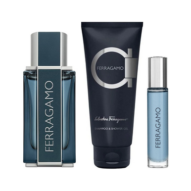 Salvatore Ferragamo Ferragamo Intense Leather Gift Set  EDP 100ml + EDP 10ml + Shampoo & Shower gel 100ml