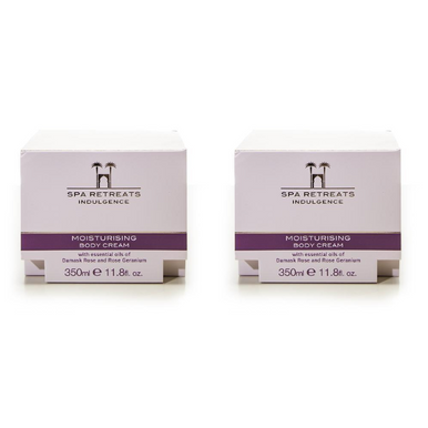 Spa Retreats Indulgence Moisturising Body Cream 350ml (Set of 2)