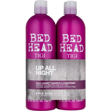 Tigi Bed Head Fully Loaded Volume Shampoo and Conditioner for Fine Hair 2x750ml
