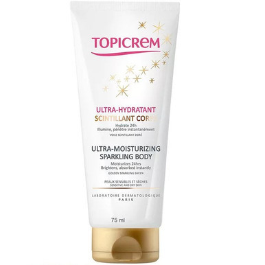 Topicrem Ultra Moisturising Sparkling Body 75ml - Feel Gorgeous