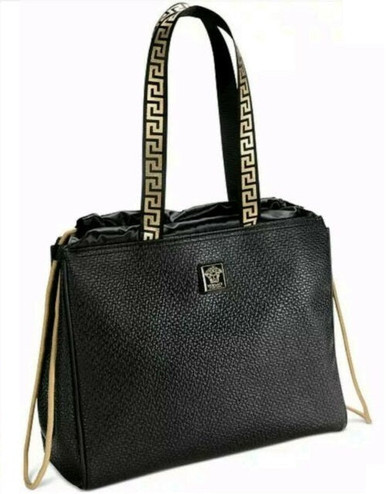Versace Black Women's Shopping/ Shoulder/ Tote/ Hand Bag - Feel Gorgeous