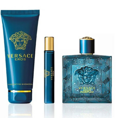 Versace Eros Gift Set 100ml EDT + 150ml Shower Gel + 10ml EDT