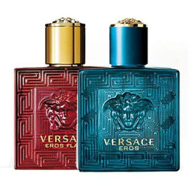 Versace Homme Duo Gift Set : 30ml Eros Eau De Toilette + 30ml Eros Flame Eau De Toilette - Feel Gorgeous