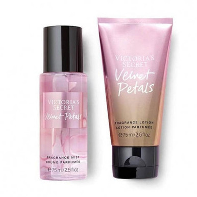 Victoria's Secret Velvet Petals Gift Set 75ml Fragrance Mist +75ml Fragrance Lotion
