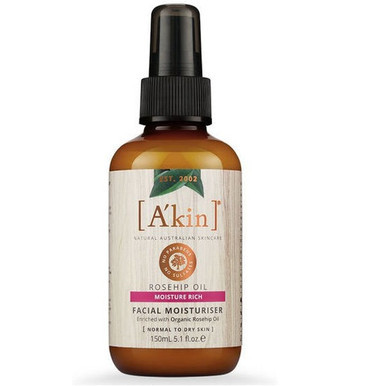 A'kin Rosehip Oil Facial Moisturiser 150ml