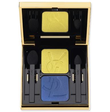 YSL Ombres Duolumieres Eyeshadow Duo 37 Jaune Ardent/Bleu Torride - smartzprice