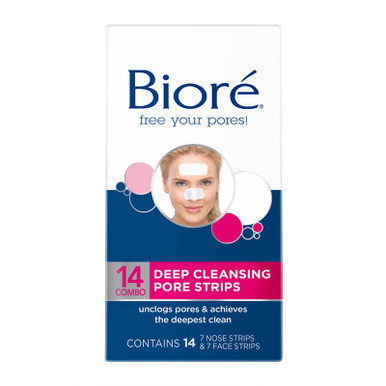 Biore Deep Cleansing Pore Strips Nose & Face Strips