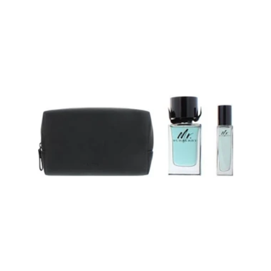 Burberry Mr. Burberry Gift Set 100ml EDT + 30ml EDT + Toiletry Bag