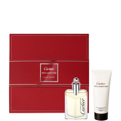 Cartier Declaration Gift Set 50ml EDT Spray + 100ml Shower Gel