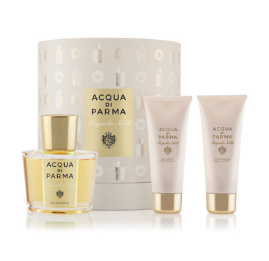 Acqua di Parma Magnolia Nobile Gift Set 100ml EDP + 75ml Shower Gel + 75ml Body Cream
