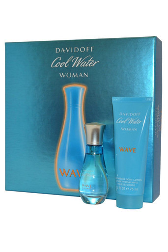 Davidoff Cool Water Woman Wave Gift Set 30ml EDT + 75ml Body Lotion