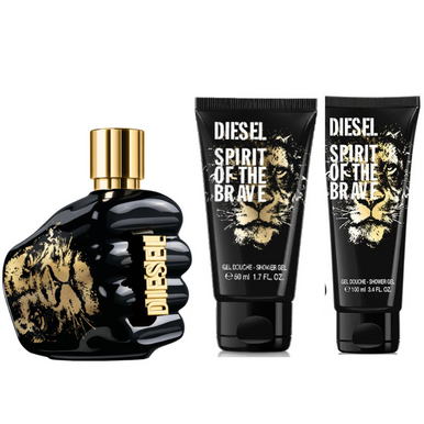 Diesel Spirit Of The Brave Gift Set EDT 125ml + Shower Gel 100ml + Shower Gel 50ml