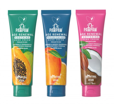 Dr. PAWPAW Age Renewal Hand Cream Trio 3x50ml - Feel Gorgeous