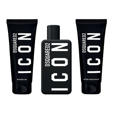 Dsquared2 Icon Pour Homme Gift Set 100ml EDP + 100ml Shower Gel + 100ml After Shave Balm
