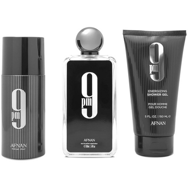 Afnan 9pm Gift Set EDP 100ml + Shower Gel 150ml + Deodorant Spray 150ml