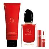 Giorgio Armani Si Passione Gift Set 50ml EDP + 75ml Body Lotion + 4.5ml Lipstick - Feel Gorgeous