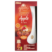 Glade Automatic Spray Holder 269ml & Spiced Apple Kiss Refill & Batteries