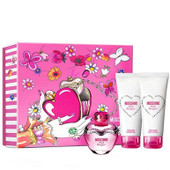 Moschino Pink Bouquet Gift Set 50ml EDT + 100ml Body Lotion + 100ml Shower Gel
