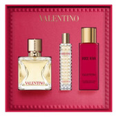 Valentino Voce Viva 100ml EDP + 100ml Body Lotion + 15ml EDP - Feel Gorgeous
