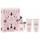 Viktor & Rolf Flowerbomb Gift Set 30ml EDP + 50ml Body Lotion + 50ml Shower Gel