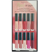 bareMinerals Pout It Out 10-Piece Mini Moxie Plumping Lip Gloss Collection 2.25ml x 10