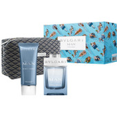 Bvlgari Man Glacial Essence Gift Set Eau de Parfum Spray 100ml + After Shave Balm 100ml + Pouch - Feel Gorgeous
