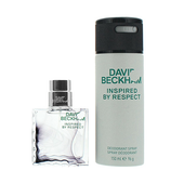 David Beckham Inspired By Respect Gift Set 40ml EDT + 150ml Deodorant Spray