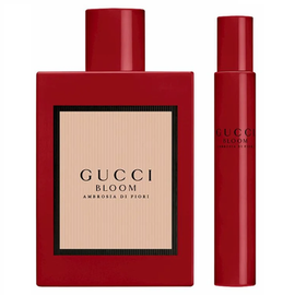 Gucci Bloom Ambrosia Di Fiori Gift Set 100ml EDP + 7.4ml Roller Ball - Feel Gorgeous