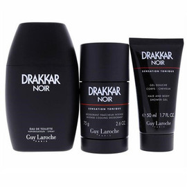 Guy Laroche Drakkar Noir Gift Set 100ml EDT + 50ml Shower Gel + 75ml Deodorant Stick - Feel Gorgeous