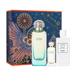 Hermes Un Jardin Sur Le Nil Set 100ml EDT + 40ml Shower Gel + 15ml EDT - Feel Gorgeous