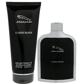 Jaguar Classic Black Bath Gift Set EDT 100ml + Bath & Shower Gel 200ml