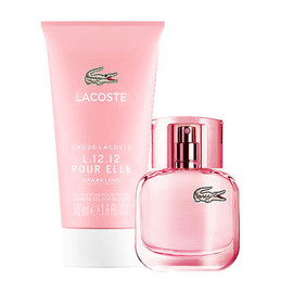 Lacoste Eau De Lacoste L.12.12 Pour Elle Sparkling Gift Set 90ml EDT + 150ml Shower Gel