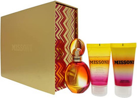 Missoni Gift Set 50ml EDT + 50ml Body Lotion + 50ml Shower Gel