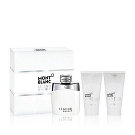 Montblanc Legend Spirit Gift Set: 100ml EDT + Shower Gel 100ml + Aftershave Balm 100ml - Feel Gorgeous