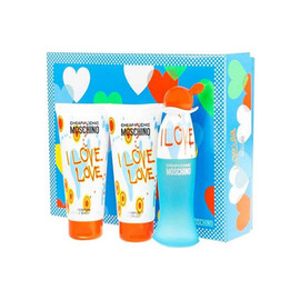 Moschino I Love Love Gift Set 50ml EDT + 100ml Body Lotion + 100ml Shower Gel