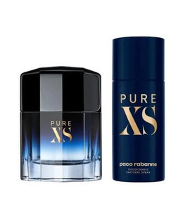 Paco Rabanne Pure XS Gift Set 100ml EDT + 150ml Deodorant Spray - Feel Gorgeous